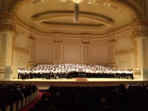 Bruins Perform at Carnegie Hall