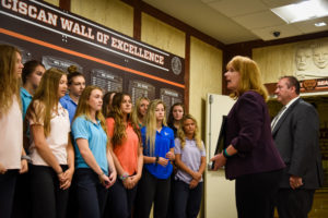 Congresswoman Presents State Champ Teams with Resolutions
