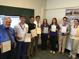 National Latin Exam Awards 2018