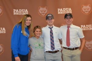 Four Bruins Sign with Division I Universities