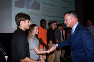 MyTrack Business Students Visit Goodyear CEO Richard Kramer ’82
