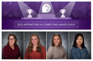 Four Seniors Receive NCWIT Awards for Aspirations in Computing