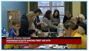 Ukrainian Students & Alumni Volunteer to Help Ukraine