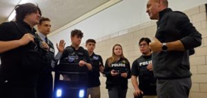 ICAC Stages Crime Scene for Law Students