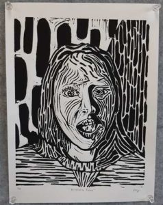 "Kristen's Face" print by Kristen Jay