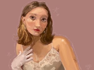 Madeleine Nowakowski digital self portrait
